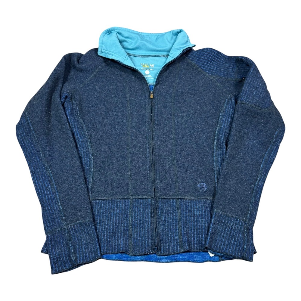 Mountain Hardwear Wool Blend Hiking Full Zip Jacket Women's Petite Small